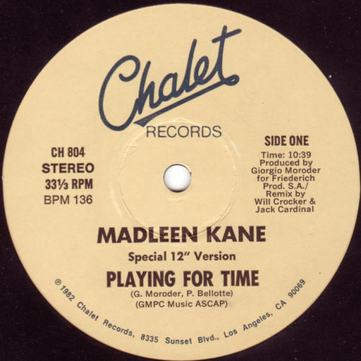 Madleen Kane – Playing For Time (LP, Vinyl Record Album)
