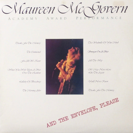 Maureen McGovern – Academy Award Performance (LP, Vinyl Record Album)