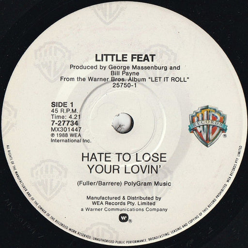 Little Feat – Hate To Lose Your Lovin' (LP, Vinyl Record Album)