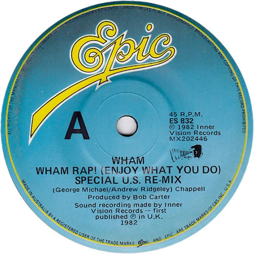 Wham! – Wham Rap! (Enjoy What You Do) (LP, Vinyl Record Album)