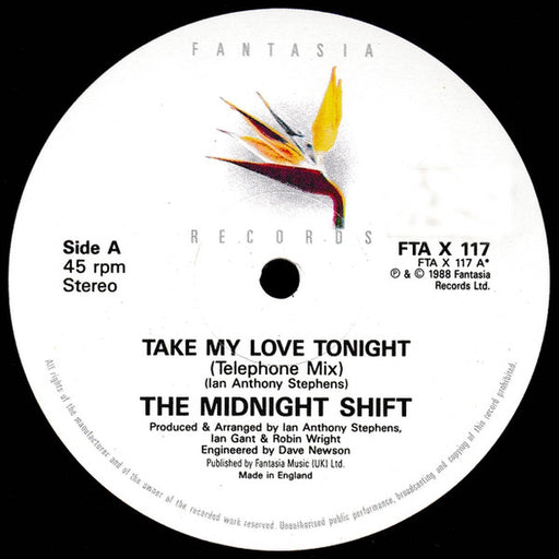 The Midnight Shift – Take My Love Tonight (LP, Vinyl Record Album)