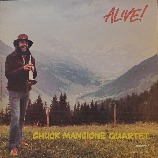 Chuck Mangione Quartet – Alive! (LP, Vinyl Record Album)