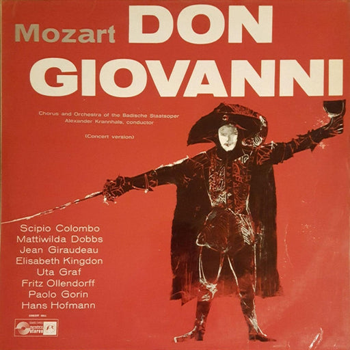 Wolfgang Amadeus Mozart, Badischer Staatsopernchor, Orchester Der Badischen Staatsoper, Alexander Krannhals – Don Giovanni (Concert Version) (LP, Vinyl Record Album)