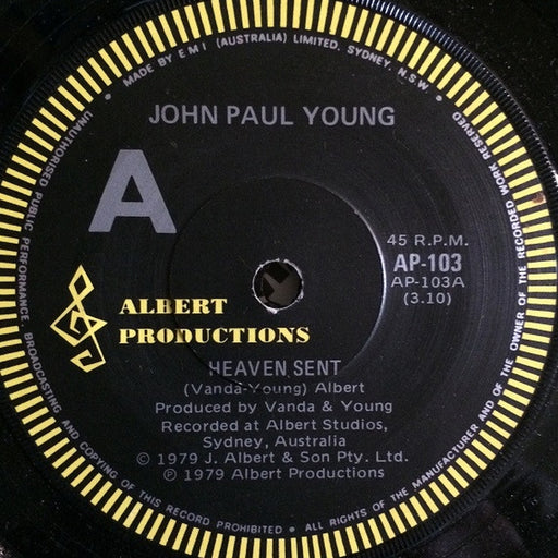 John Paul Young – Heaven Sent (LP, Vinyl Record Album)