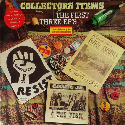 Country Joe And The Fish, Peter Krug, Country Joe McDonald, Grootna – Collectors Items: The First Three EPs (LP, Vinyl Record Album)