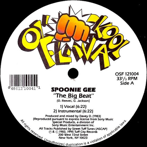 Spoonie Gee, MC Rock Lovely – The Big Beat / One Time Two Time Blow Your Mind (LP, Vinyl Record Album)