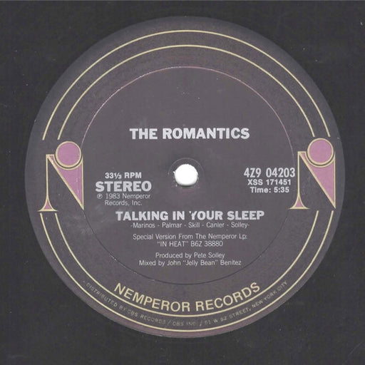 The Romantics – Talking In Your Sleep (LP, Vinyl Record Album)