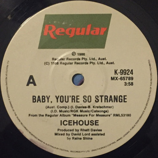 Icehouse – Baby, You're So Strange (LP, Vinyl Record Album)