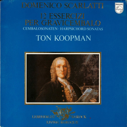 Domenico Scarlatti, Ton Koopman – 12 Essercizi Per Gravicembalo (LP, Vinyl Record Album)