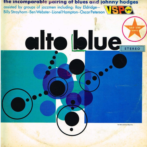 Johnny Hodges – Alto Blue (LP, Vinyl Record Album)
