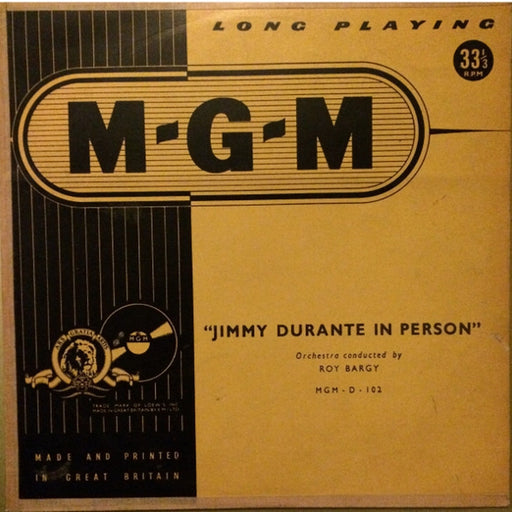 Jimmy Durante In Person – Jimmy Durante (LP, Vinyl Record Album)