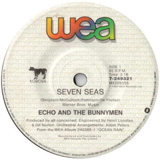 Echo & The Bunnymen – Seven Seas (LP, Vinyl Record Album)