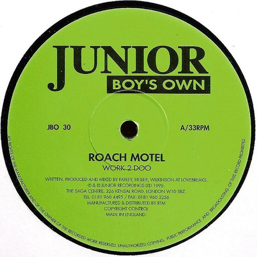 Roach Motel – Work 2 Doo (LP, Vinyl Record Album)
