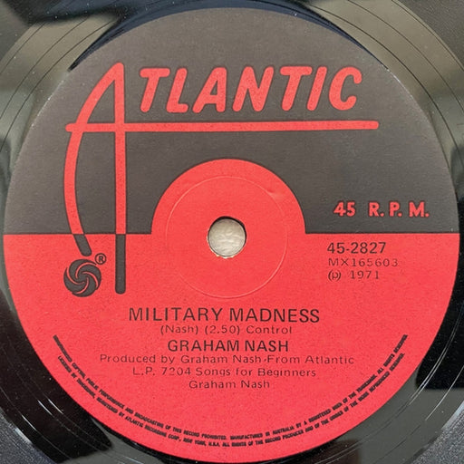 Graham Nash – Military Madness (LP, Vinyl Record Album)
