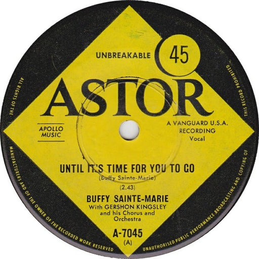 Buffy Sainte-Marie, Gershon Kingsley And His Chorus And Orchestra – Until It's Time For You To Go (LP, Vinyl Record Album)