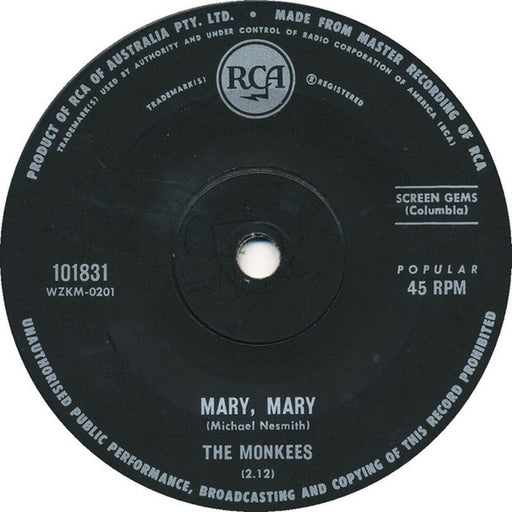 The Monkees – Mary, Mary (LP, Vinyl Record Album)