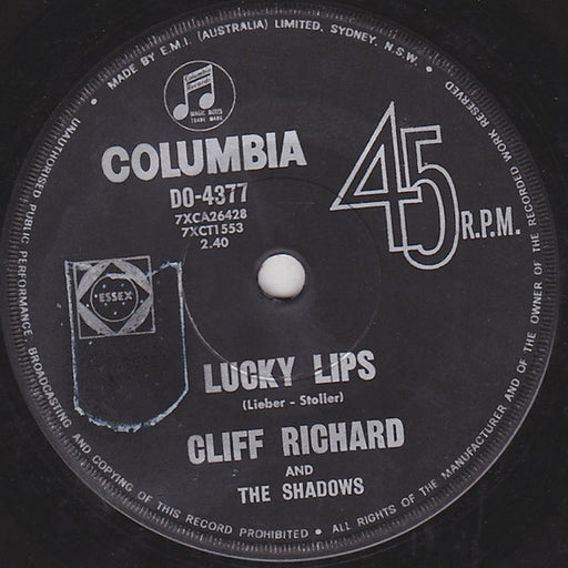 Cliff Richard & The Shadows – Lucky Lips (LP, Vinyl Record Album)
