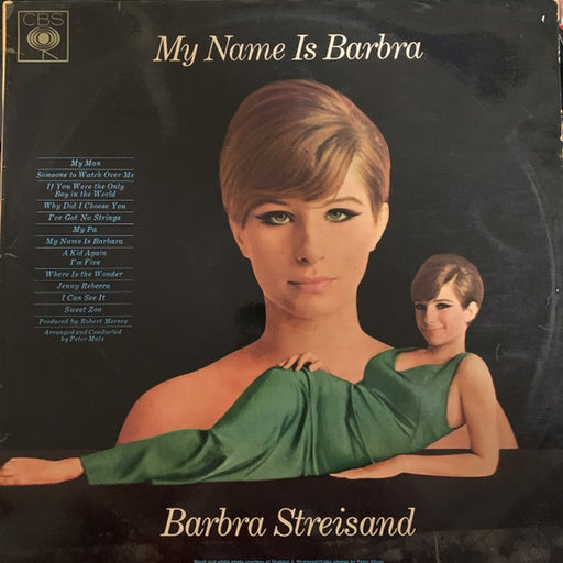 Barbra Streisand – My Name Is Barbra (LP, Vinyl Record Album)
