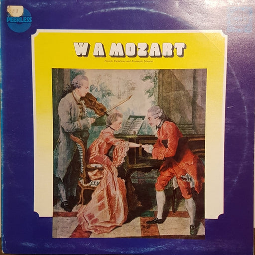 Wolfgang Amadeus Mozart, Erich Keller, Elisabeth Schwarz – French Variations And Romantic Sonatas (LP, Vinyl Record Album)