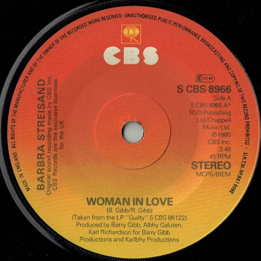 Barbra Streisand – Woman In Love (LP, Vinyl Record Album)