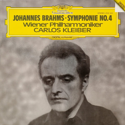 Johannes Brahms, Wiener Philharmoniker, Carlos Kleiber – Symphonie No. 4 (LP, Vinyl Record Album)