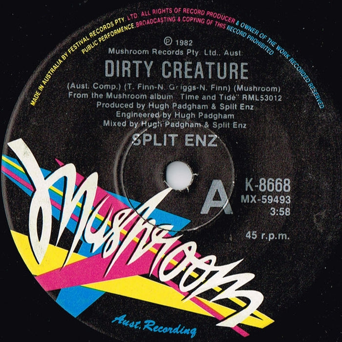 Split Enz – Dirty Creature (LP, Vinyl Record Album)