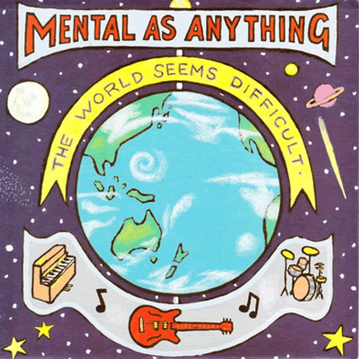 Mental As Anything – The World Seems Difficult (LP, Vinyl Record Album)