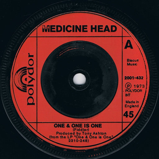 Medicine Head – One & One Is One (LP, Vinyl Record Album)