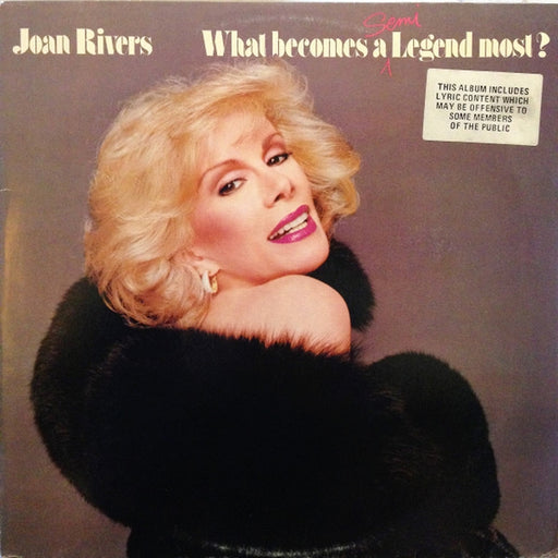Joan Rivers – What Becomes A Semi-Legend Most? (LP, Vinyl Record Album)