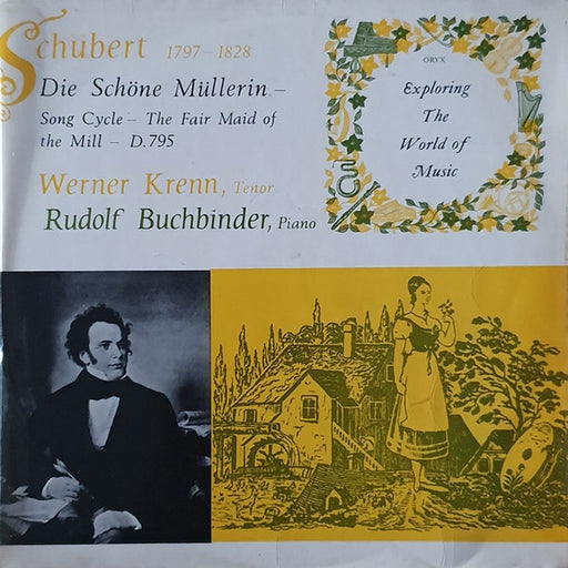 Franz Schubert, Werner Krenn, Rudolf Buchbinder – Die Schöne Müllerin - Song Cycle -The Fair Maid Of The Mill - D.795 (LP, Vinyl Record Album)