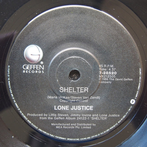 Lone Justice – Shelter (LP, Vinyl Record Album)