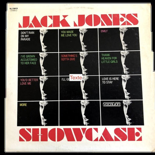 Showcase – Jack Jones (LP, Vinyl Record Album)
