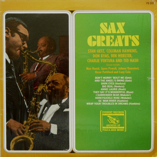 Various – Sax Greats (LP, Vinyl Record Album)