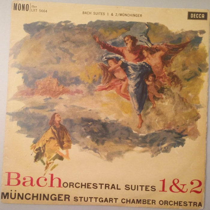 Johann Sebastian Bach, Karl Münchinger, Stuttgarter Kammerorchester – Orchestral Suites 1 & 2 (LP, Vinyl Record Album)