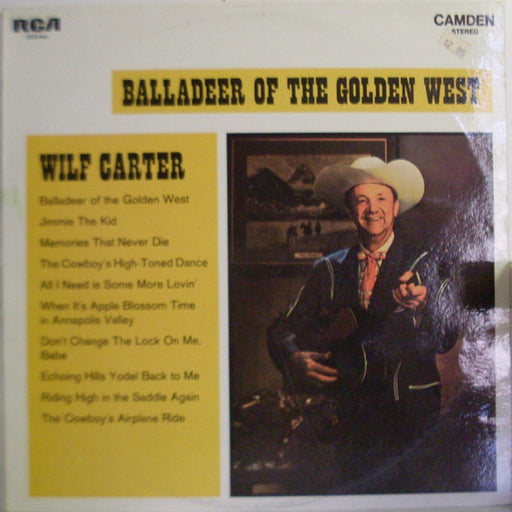 Wilf Carter – Balladeer Of The Golden West (LP, Vinyl Record Album)