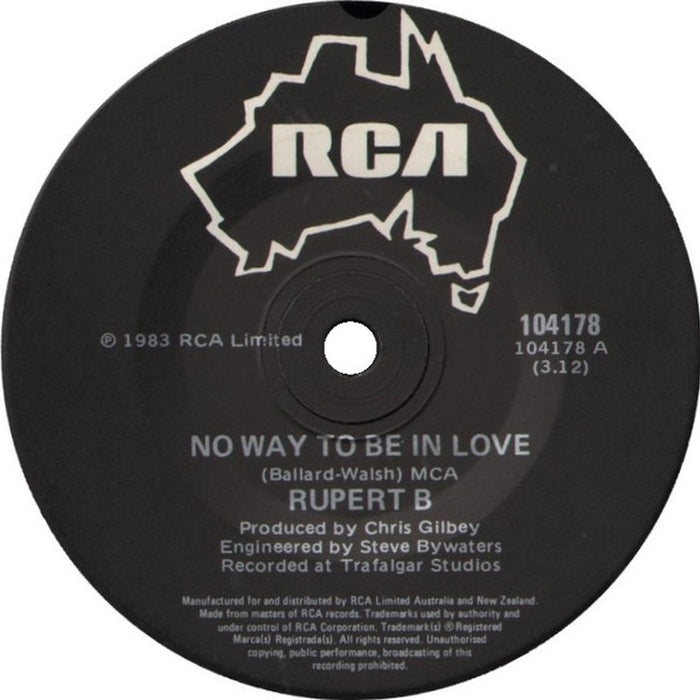 Rupert B. – No Way To Be In Love (VG+/VG)