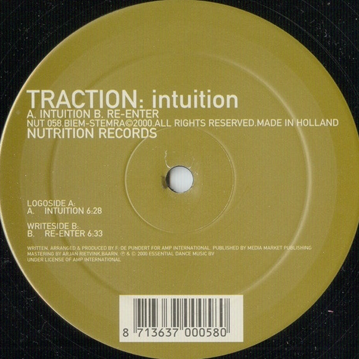 Traction – Intuition (LP, Vinyl Record Album)