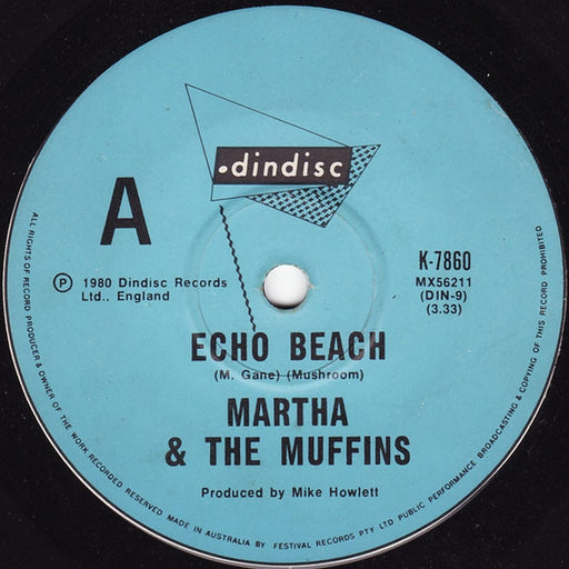Martha And The Muffins – Echo Beach (LP, Vinyl Record Album)