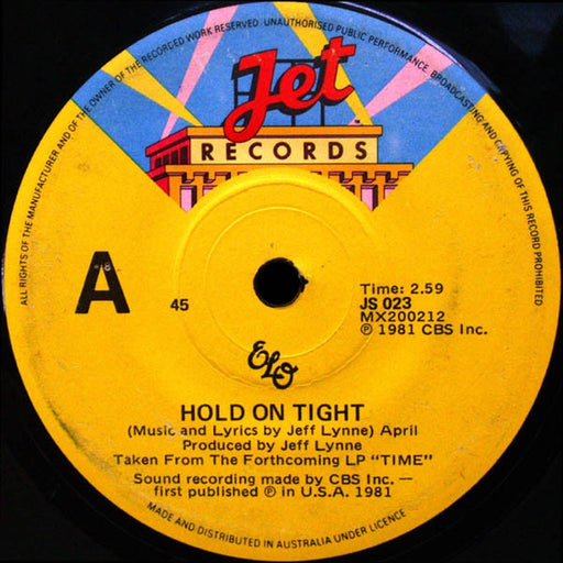 Electric Light Orchestra – Hold On Tight (LP, Vinyl Record Album)