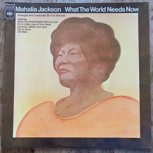 Mahalia Jackson – What The World Needs Now (LP, Vinyl Record Album)