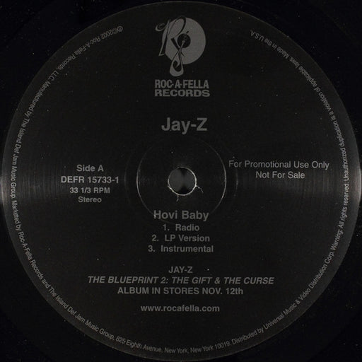 Jay-Z – Hovi Baby / U Don't Know (Remix) (LP, Vinyl Record Album)
