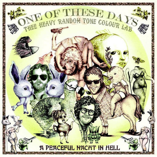 One Of These Days & Thee Heavy Random Tone Colour Lab – A Peaceful Nacht In Hell (LP, Vinyl Record Album)
