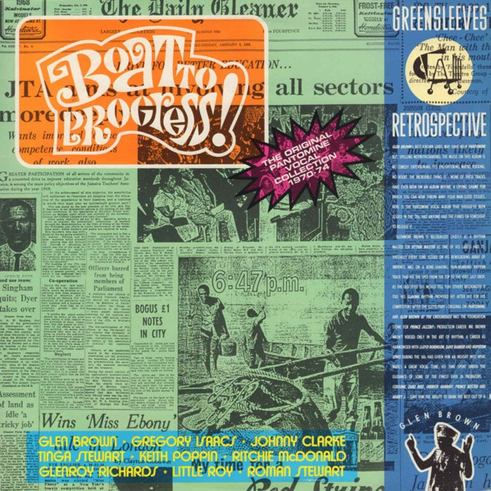Glen Brown – Boat To Progress! The Original Pantomine Vocal Collection 1970-74 (LP, Vinyl Record Album)
