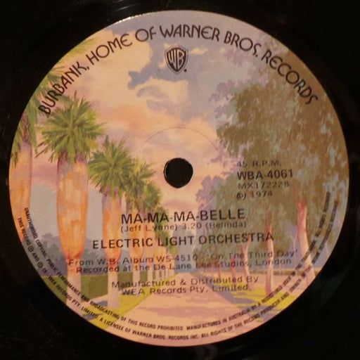 Electric Light Orchestra – Ma-Ma-Ma Belle (LP, Vinyl Record Album)