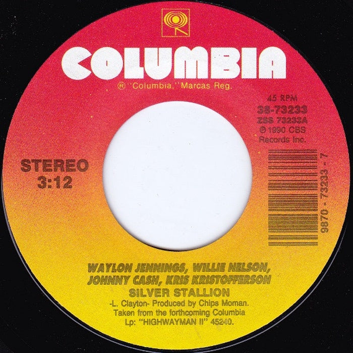 Waylon Jennings, Willie Nelson, Johnny Cash, Kris Kristofferson – Silver Stallion / American Remains (LP, Vinyl Record Album)