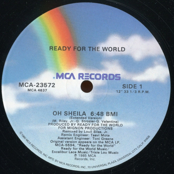 Ready For The World – Oh Sheila (LP, Vinyl Record Album)