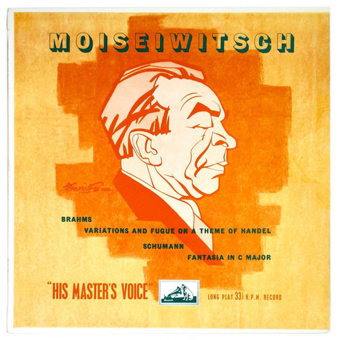 Benno Moiseiwitsch, Johannes Brahms, Robert Schumann – Variations And Fugue On A Theme Of Handel / Fantasia In C Major (LP, Vinyl Record Album)