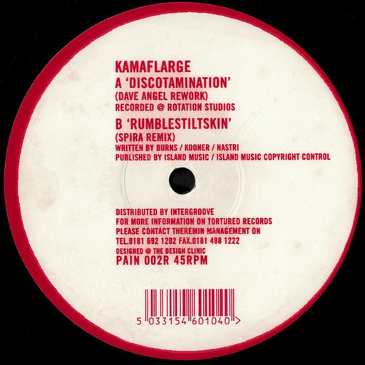 Kamaflarge – Remixes EP (LP, Vinyl Record Album)