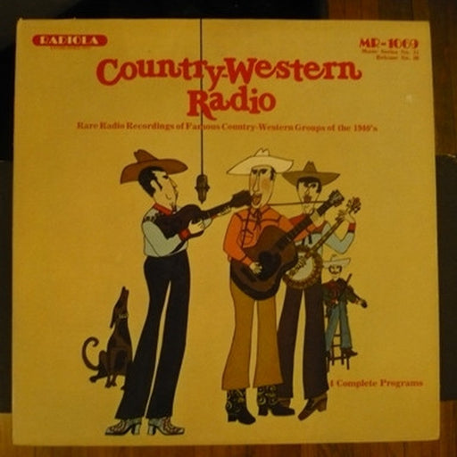 Hank Williams, Roy Acuff, Carson Robison, The Sons Of The Pioneers – Country-Western Radio (LP, Vinyl Record Album)