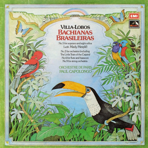 Heitor Villa-Lobos, Paul Capolongo, Orchestre De Paris, Mady Mesplé – Bachianas Brasileiras (LP, Vinyl Record Album)